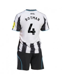 Billige Newcastle United Sven Botman #4 Hjemmedraktsett Barn 2025-26 Kortermet (+ Korte bukser)